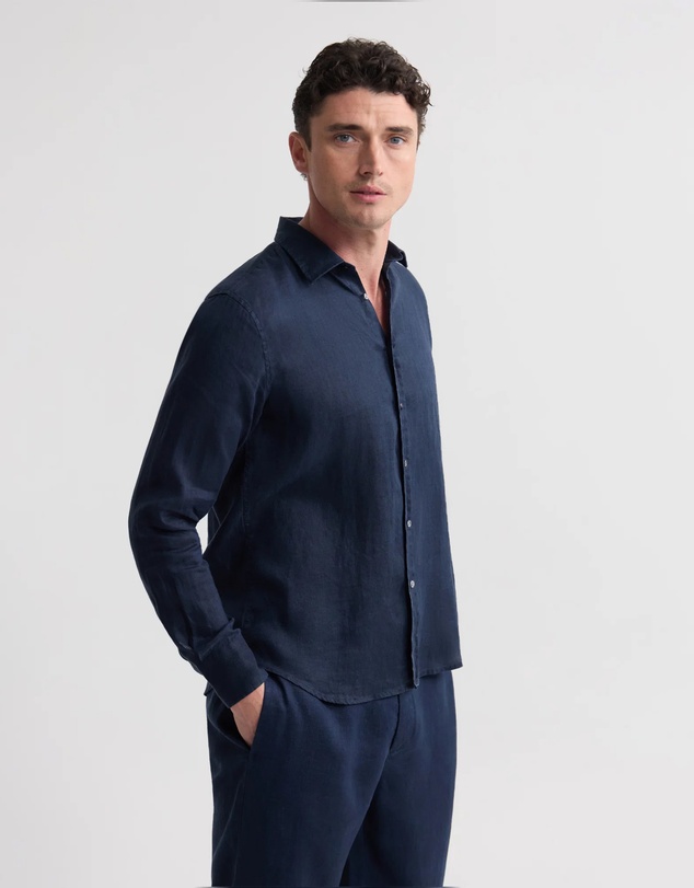 Oxford - Cooper Ls French Linen Shirt