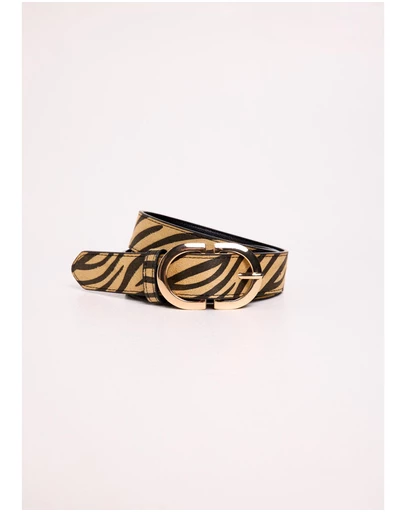 Alice In The Eve - Zuri Zebra Printed Belt