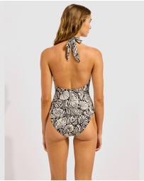 Seafolly - C Shells Ring Front Halter One Piece