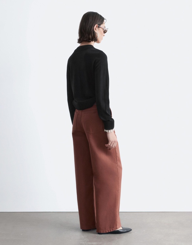 & Other Stories - Relaxed Wide-Leg Cotton Trousers