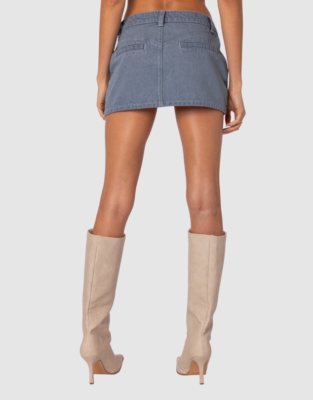 EDIKTED - Louisa Denim Mini Skirt
