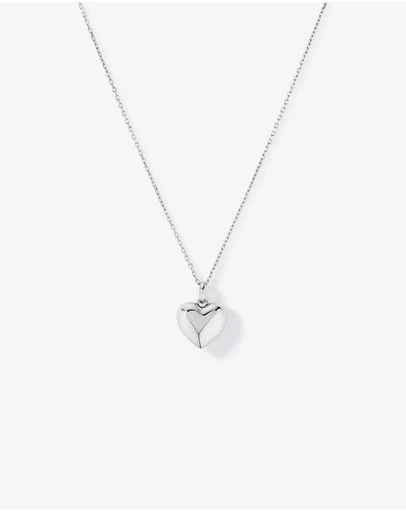 Michael Hill - Puff Heart Pendant with 45cm chain in Sterling Silve