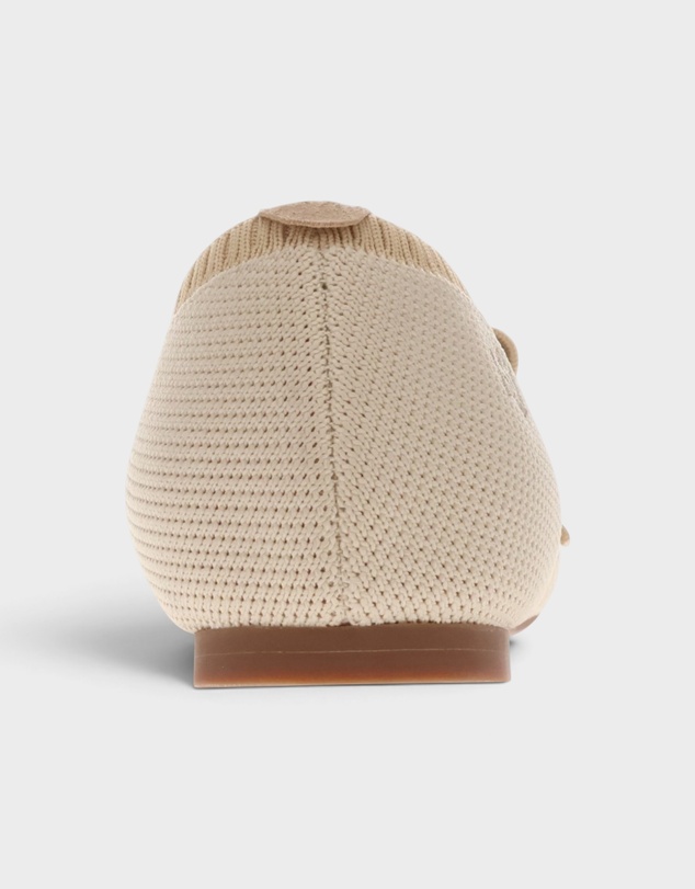 Mia Vita - Violet Open Knit Flat - Natural