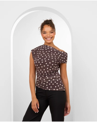 Pilgrim - Noni Off Shoulder Print Top