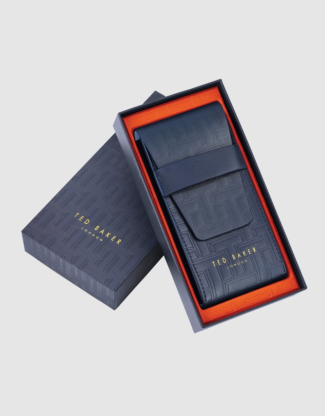 Ted Baker - Manhatt 40mm Black Leather Watch