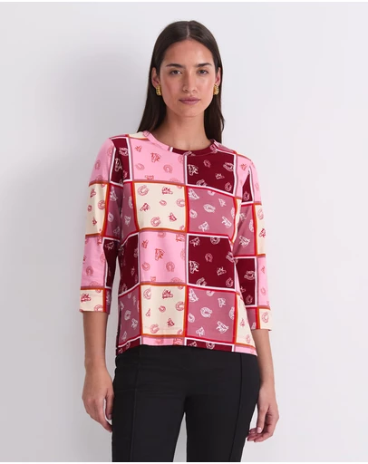 Sportscraft - Horse Print Mercerized Tee