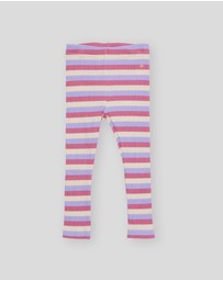 Goldie + Ace - Essential Stripe Rib Leggings - ICONIC EXCLUSIVE - Babies-Kids