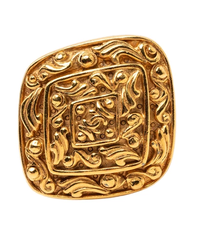 Pre-Loved by Azura Reborn - Pre-Loved CC Gold Plated Diamond Brooch