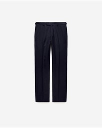 Calibre - Tab Detail Wool Pants Navy