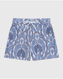 Aqua Blu Kids - Baroque Lycra Swim Shorts - Teens