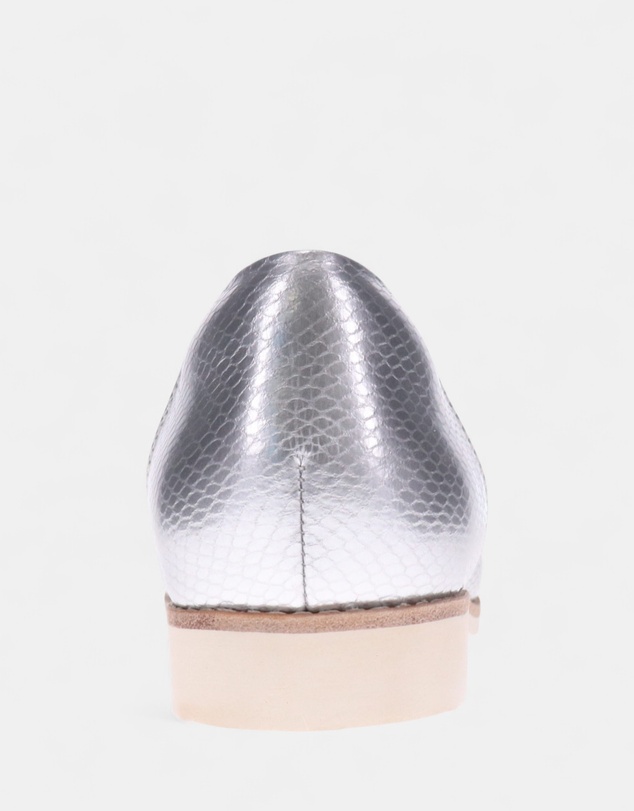 Mia Vita - Remi Casual Slip-On - Silver Snake