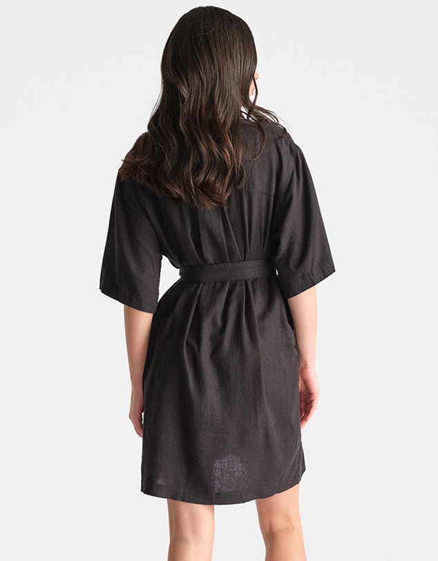 Decjuba - D-Luxe Linen Blend Short Dress