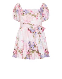 City Chic - Aliyah Print Mini Dress