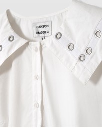 Damson Madder - Cyrus Eyelet Blouse