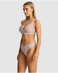 Sea Level Australia - Amour Cross Front Multifit Bra Top