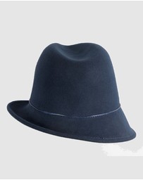 Max Alexander - Felt Navy Trilby Hat