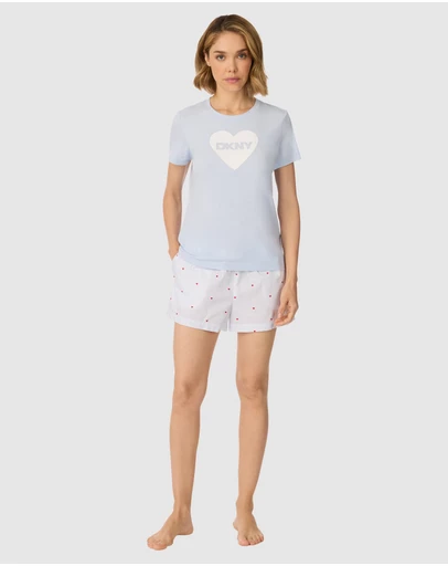 DKNY - Cotton Short Sleeve T-Shirt & Shorts Pyjama Set