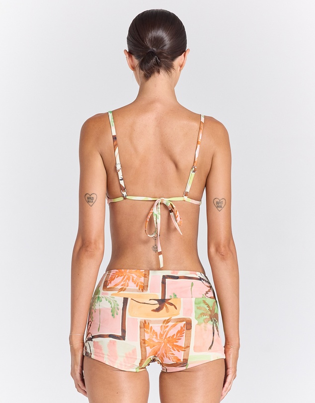 Poolside Paradiso - Florida Surf Bikini Bottom - Sunset