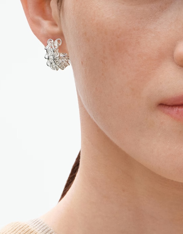 Georg Jensen - Weft Earhoops