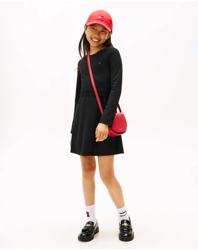 Tommy Hilfiger - Punto Long Sleeve Skater Dress - Teens
