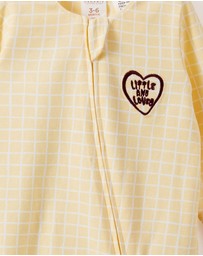 Cotton On Kids - Growie Long Sleeve Zip Romper