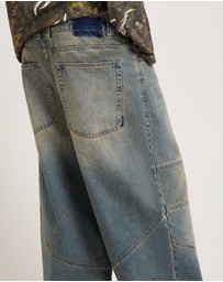 Insight - Baggy Moto Denim Jeans