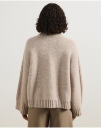 Atmos&Here - Charll Funnel Neck Knit Jumper