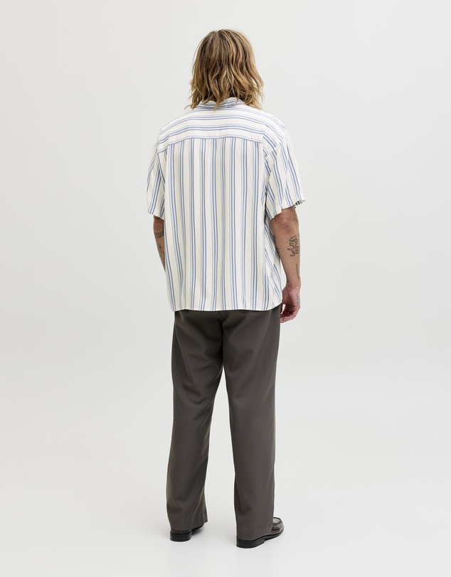 Jack & Jones - JJEJeff Resort Stripe Shirt SS SN