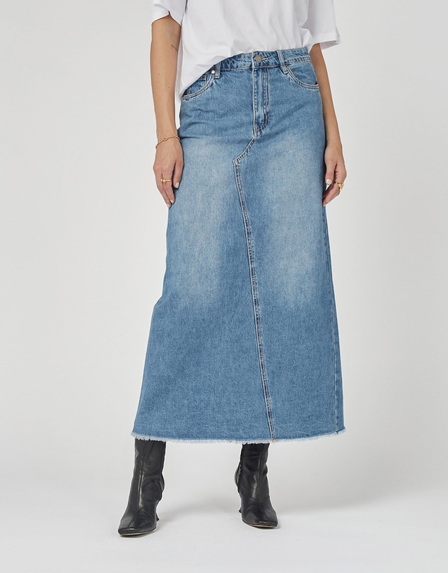 DRICOPER DENIM - Livia Long Denim Skirt