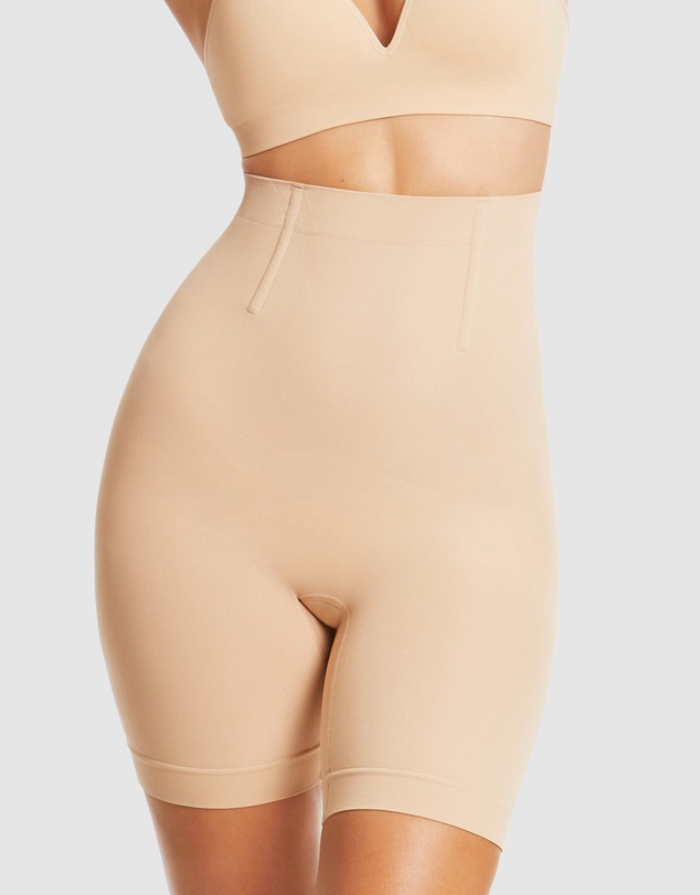 Ambra - It's a Cinch Hi Waisted Mid Thigh Short