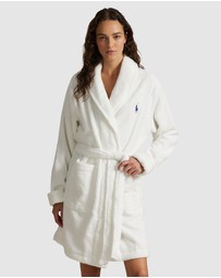 Polo Ralph Lauren - Polo Bear Short Woven Cotton Terry Robe