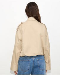 Dazie - Muse Trench Bomber Jacket