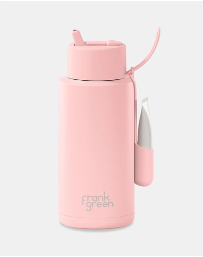 Frank Green - Lip & Sip Set - 34oz Ceramic Reusable Bottle + Lip Gloss Holder