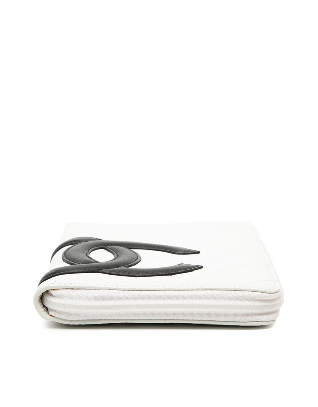 Pre-Loved by Azura Reborn - Pre-Loved CC Quilted Lambskin Cambon Ligne Zippy Organizer Wallet