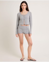 General Pants Co. Basics - Soft Knit Rib Cardigan