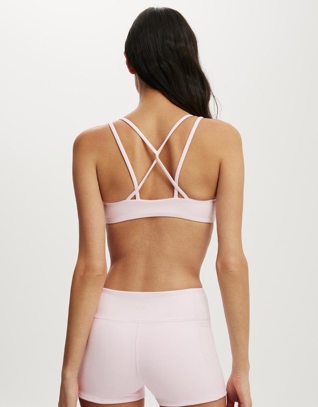 Cotton On Body Active - Ultra Soft Scrunch Front Strappy Crop