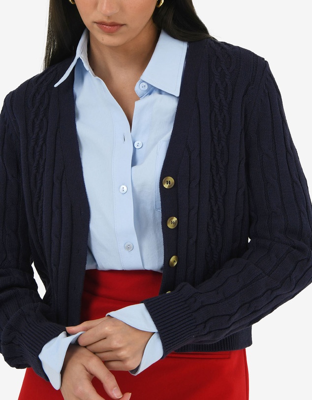 Forcast - Rhodes Cable Knit Cardigan
