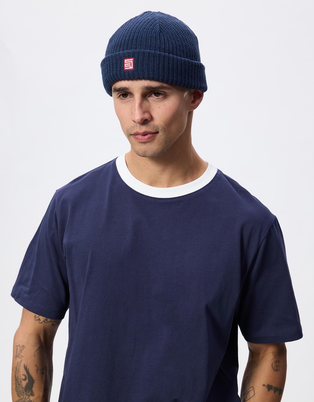 S Double - Red Cube Low Beanie