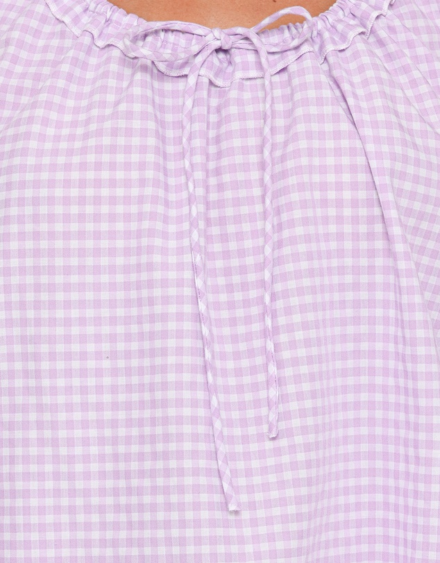 Petal & Pup - Wendy Mini Dress - Lilac Gingham
