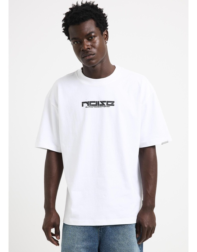 Black Noise White Rain - Motion Script T-Shirt
