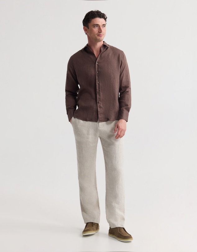 Oxford - Cooper Ls French Linen Shirt