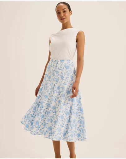 Review - Charlotte Floral Midi Skirt