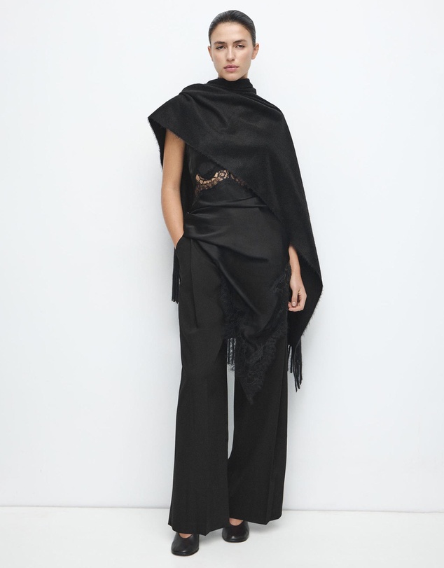 M.N.G - Pleated Wide Leg Trousers
