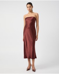 Third Form - Crush Bias Strapless Dress