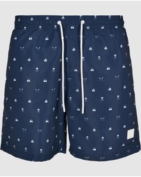 Urban Classics - Pattern Swim Shorts