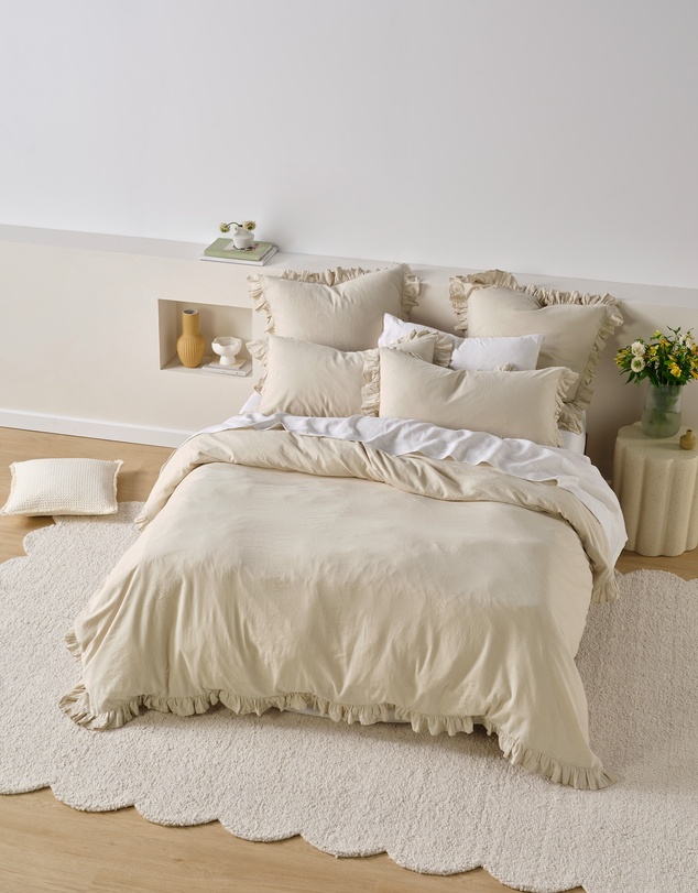 Linen House - Vintage Ruffle European Pillowcase