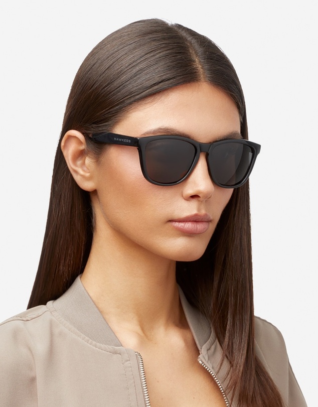 Hawkers Co - HAWKERS - Polarized Diamond Black ONE RAW  Sunglasses for Men and Women UV400