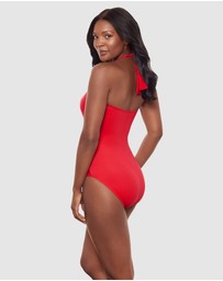 Miraclesuit Swimwear  - Rock Solid Utopia Wired Halter One-Piece Shaping Swimsuit