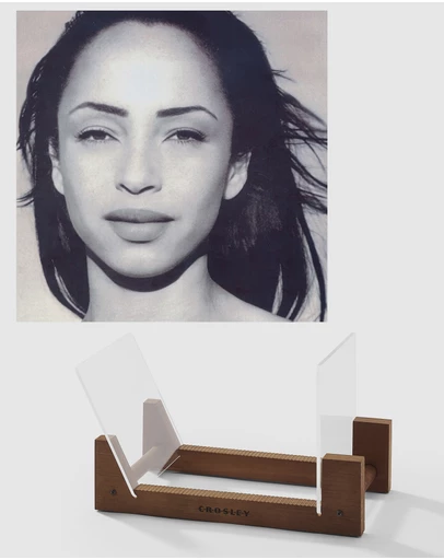 Sony Music - Sade The Best Of Sade Vinyl Album & Crosley Record Storage Display Stand