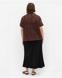 City Chic - Lani Lace Shirt